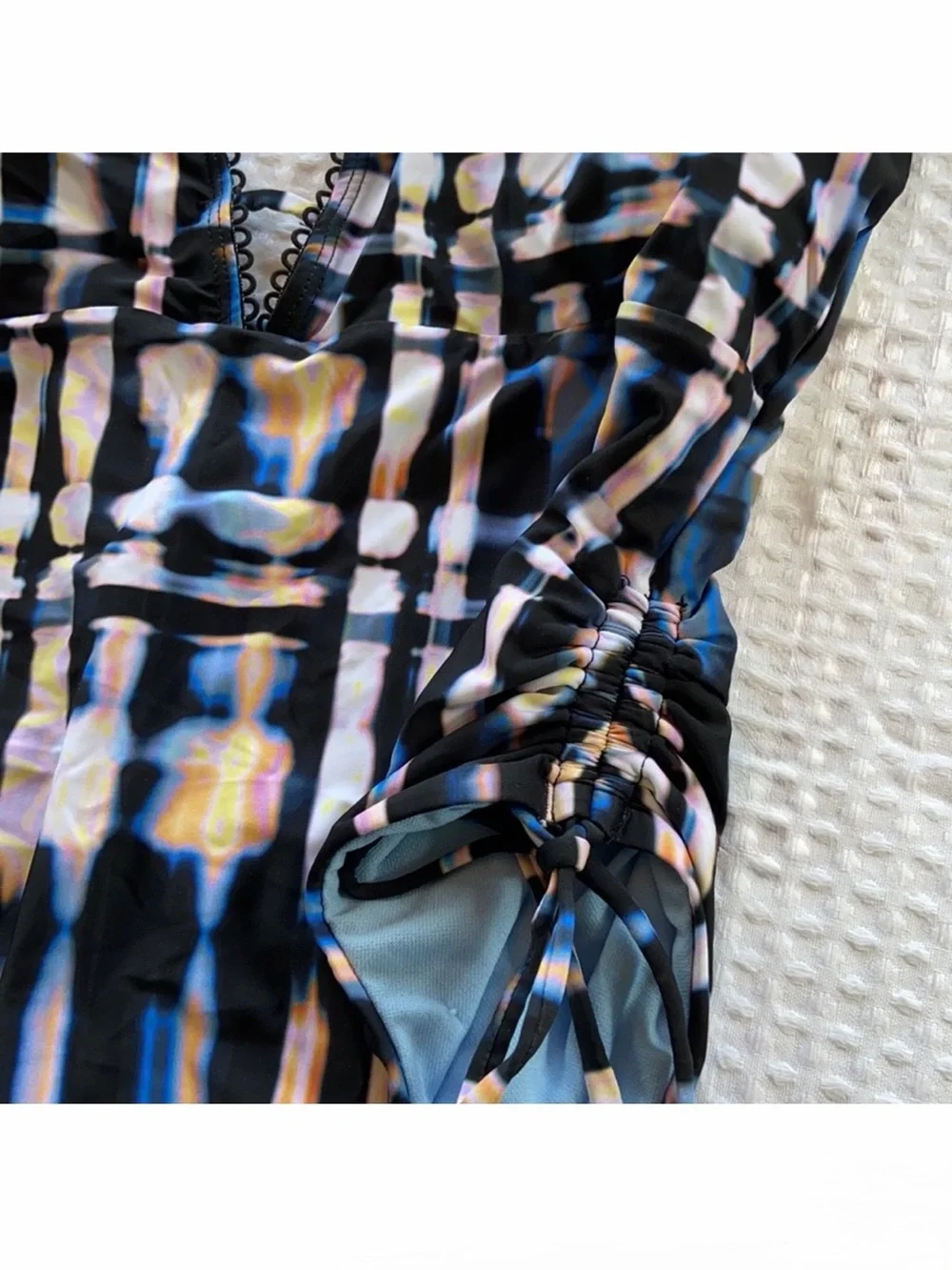 Lucky Brand Solstice Canyon‎ Strappy One-Piece Swimsuit Large New